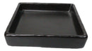 Set Of 6 Kokuyo Black Minimalist Ceramic Square Condiment Sauce Dishes 2oz