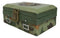 Green Military US Army Emblem Officer Briefcase Camo Decorative Trinket Box