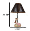 Venus Making Up Marine Sea Siren Mermaid With Pink Tail And Red Hair Table Lamp