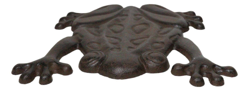 Pack Of 3 Cast Iron Amphibian Tree Frog Garden Stepping Stone Pave Foot Steps