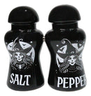 Wicca Black Magic Grand High Witch Apothecary Ceramic Salt Pepper Shakers Set