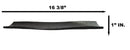 Grey Hakumu Collection Large 16.5" Elongated Rectangular Wavy Serving Platter
