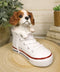 Ebros 'Paw-Star' Pups King Charles Spaniel in Sneaker with Glass Eyes Figurine