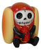 Furrybones Frank The Wiener Hotdog Bun With Ketchup Bottle Furry Bone Figurine