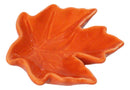 Orange Momiji Maple Leaf Porcelain Condiment Sauce Dishes Or Bowls 2oz Set of 6