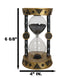 Wicca Metaphysical Sacred Symbols Astrology Zodiac Invertible Glass Sand Timer