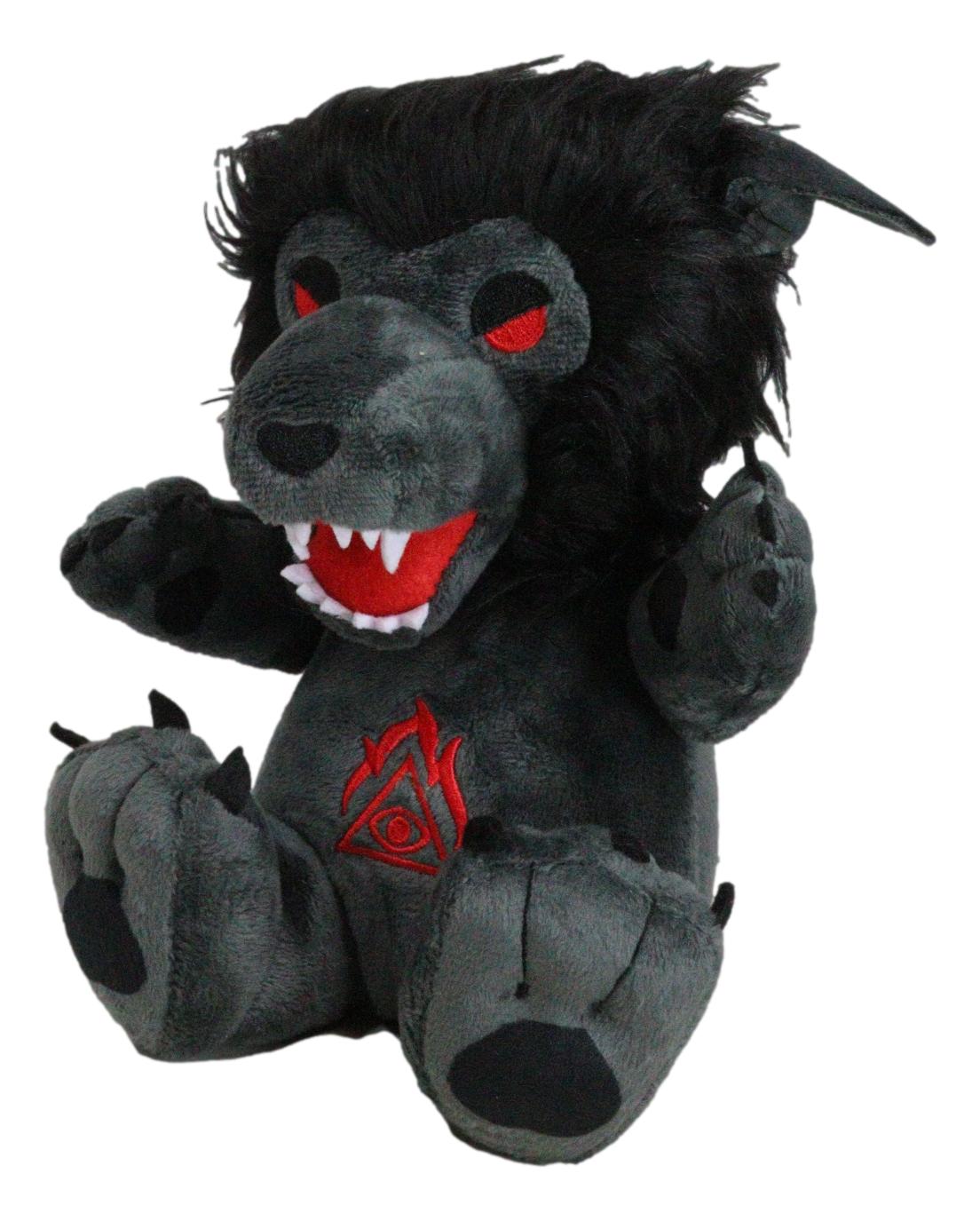 Mythical Dark Fantasy Underworld Werewolf Wolf Man Lycan Soft Plush Toy Doll - Ebros Gift