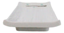 Set Of 6 Modern Yukino Hana Snowflakes Melamine Rectangular Sushi Plates 8.5"L