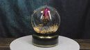 Red Dragon On Rocky Mountain Castle Musical LED Light Air Powered Glitter Globe