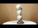 Triple Stacked Funny See Hear Speak No Evil Skulls Family Home Decor Figurine