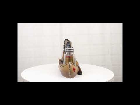 Canoe Salt and Pepper Shaker Holder | Ebros Gift