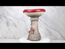 Enchanted Fairy Garden Cottage Inverted Toadstool Mushroom LED House Figurine