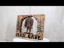 Rustic Forest Sasquatch Big Foot By Pine Trees Entering Man Cave Wall Decor