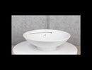 Pack Of 4 Ceramic Yukino Hana Collection Large Ramen Soup Dinner Bowls 36oz