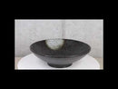 Pack Of 4 Charcoal Grey Tone Hakumu Collection Large Ramen Soup Dinner Bowl 36oz