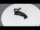 Pack Of 2 Rustic Cast Iron Golden Retriever Labrador Wagging Tail Wall Hooks