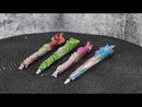 Set of 16 Colorful Glittering Medieval Fantasy Dragon Figural Ball Point Pens