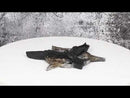 Norse Viking Gothic Raven Crow with Triquetra Knotwork Disc Incense Burner