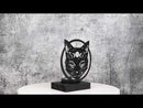 Wicca Phases of The Moon Celestial Black Cat Metal Votive T-Lite Candle Holder