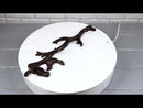 Rustic Cast Iron 2 Lovebirds On Tree Branch Multi Points Wall Hooks 12.5" Long
