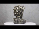 Greek Goddess Medusa with Snake Hairs Backflow Incense Cone Burner Figurine