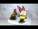Set of 3 Forest Mischief Bad Naughty Gnomes Drunk Peeing and Pranking Figurines