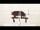 Cast Iron Rustic Farmhouse Hog Boar Pig 3 Peg Wall Hooks Organizer Hanger Plaque