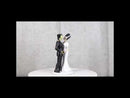 Wedding Dance Skeleton Frankenstein Skull Bride and Groom Love Sign Figurine