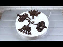 Pack Of 4 Cast Iron Medieval Royalty King and Queen Crowns Wall Coat Hooks