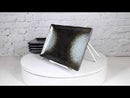 Pack Of 5 Grey Tone Hakumu Ceramic Collection Rectangular Sushi Plates 7.75" L