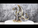 Geared Mechanical Look Steampunk Dragon Cyber Robot Decorative Sculpture