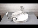 Cast Iron Antiqued White Spigot Faucet Bird On Flower Wall Bird Feeder Bath 16"H