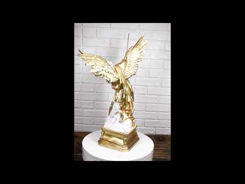 Golden Archangel Saint Michael Statue 19 Inch | Ebros Gift