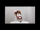 Ebros Harlequin Red Carnival Circus Jester Clown Door Knocker Figurine 8.75" High