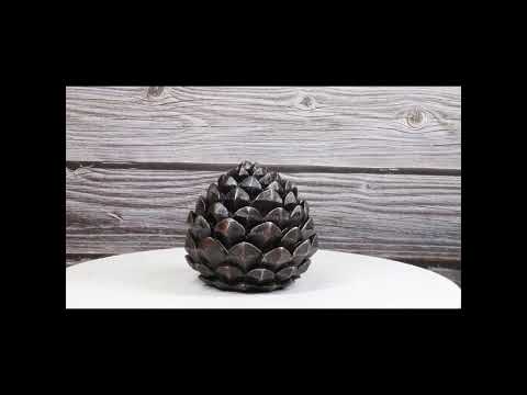 Cozy Pines Rustic Pinecone Figurine