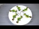Set Of 6 Green Seahorses Ocean Marine Beach Wall Hanging Decor Tree Ornaments