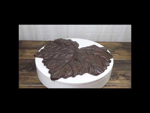 Cast Iron Leaf Stepping Stones Set of 3 | Ebros Gift