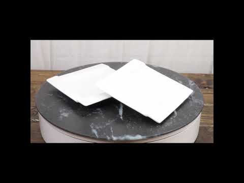 White Porcelain Square Appetizer Plates | Ebros Gift