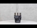 Set Of 4 Gothic Arachnid Black Giant Spider With Webs Shooter Shot Glasses