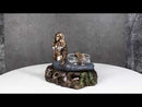 Art Nouveau Ocean Marine Siren Mermaid by Sea Stars Shells Votive Candle Holder