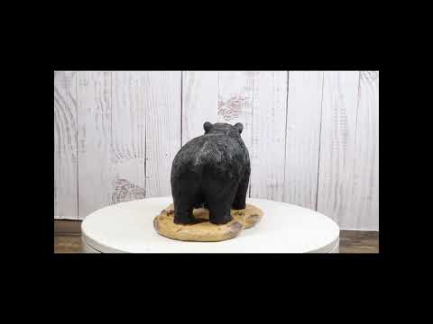 Mother Black Bear with Cub Figurine