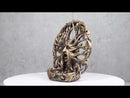 Mysterious Forest Celtic Greenman Dryad Tree Of Life Backflow Incense Burner