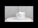 Pack Of 5 Yukino Hana Ceramic Ponzu Sauce Soup Shallow Bowls With Handle 5oz
