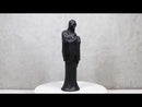 The Boogeyman Black Death Grim Reaper Wearing Long Cloak Robe Garment Figurine