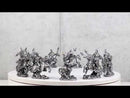 Set of 12 Medieval Armored Cavalry Horse Knights in Suit of Armor Figurines