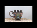 Wicca Green Mother Earth Goddess Millennial Gaia With Flora And Fauna Teacup Mug