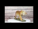 Jungle Apex Predator Prowling Fierce Orange Bengal Tiger Figurine 11.25"L