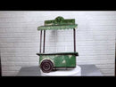 Rustic Green Galvanized Metal Farm Fresh Market Cart Hanging Wall Planter 19"H