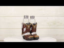 Rustic Western Silver Conchos Cowboy Boots With Spur Salt Pepper Shakers Holder