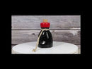 Pack of 6 Porcelain Calligraphy Soy Sauce Vinegar Condiment Dispenser Flask 7oz